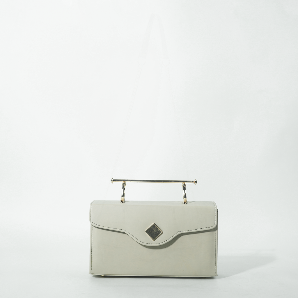 Elegant Box bag Beige