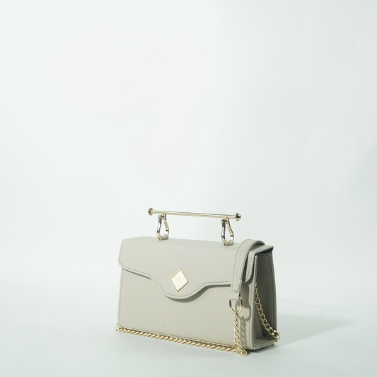 Elegant Box bag Beige