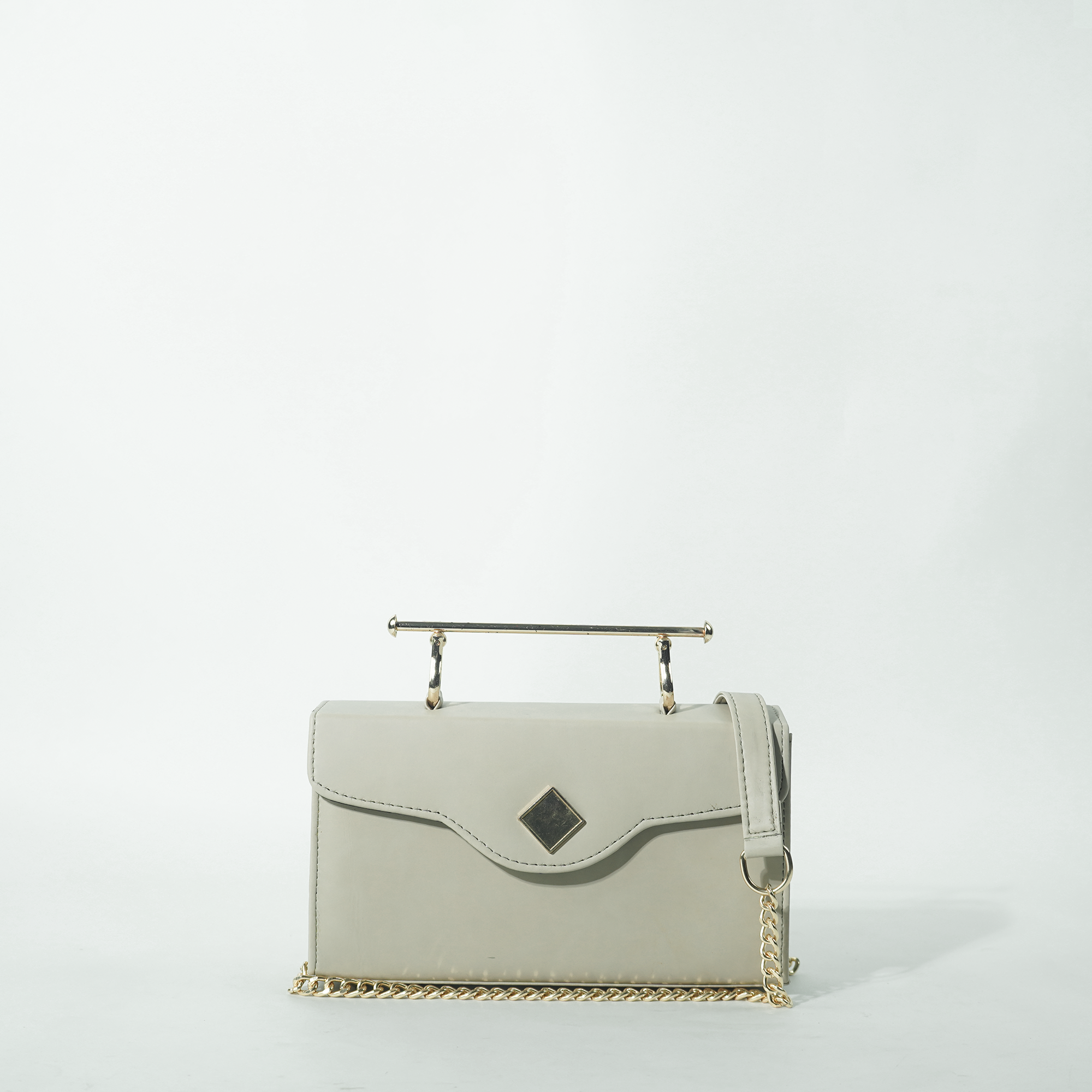 Elegant Box bag Beige