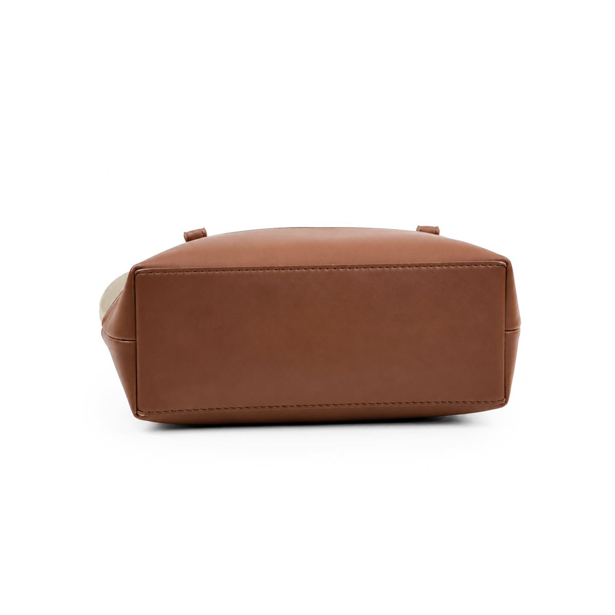 Canvas Classic Combo Tote set of 2 Beige & Brown