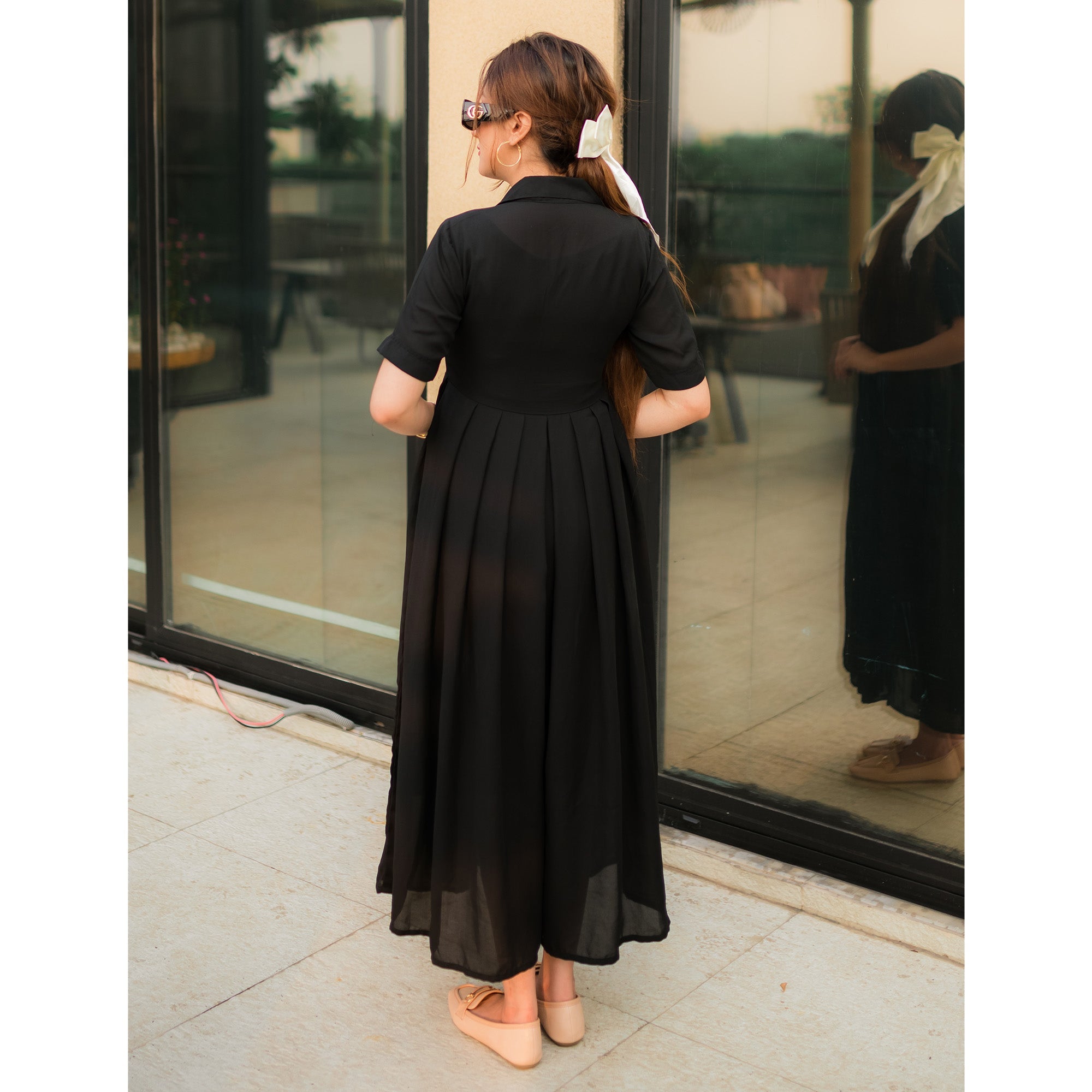 Formal maxi dress (black)