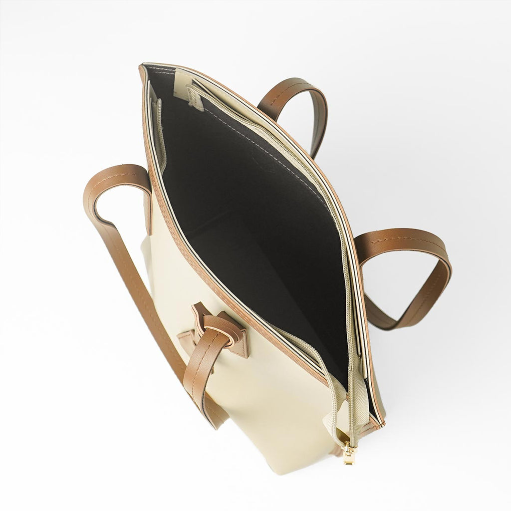 Flo bag set of 3 Beige & brown