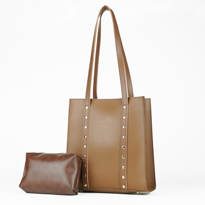 Tower set of 2 bag brown