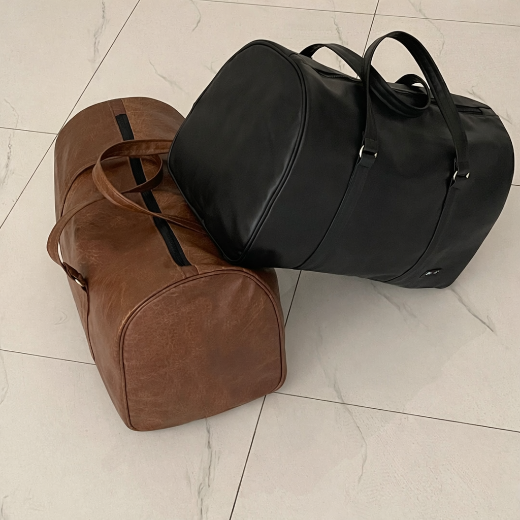 LEATHER DUFFLE BAG