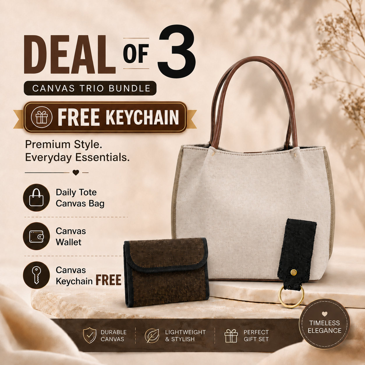 Deal of 3 – Canvas Trio Bundle