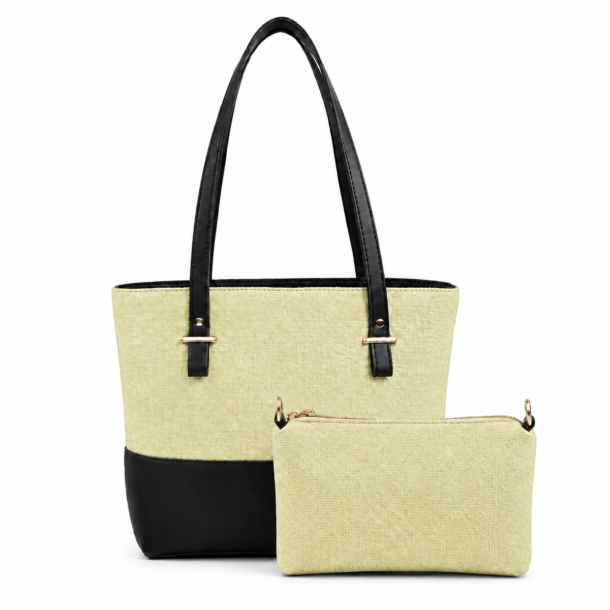 Canvas Classic Combo Tote set of 2 Boski & Black
