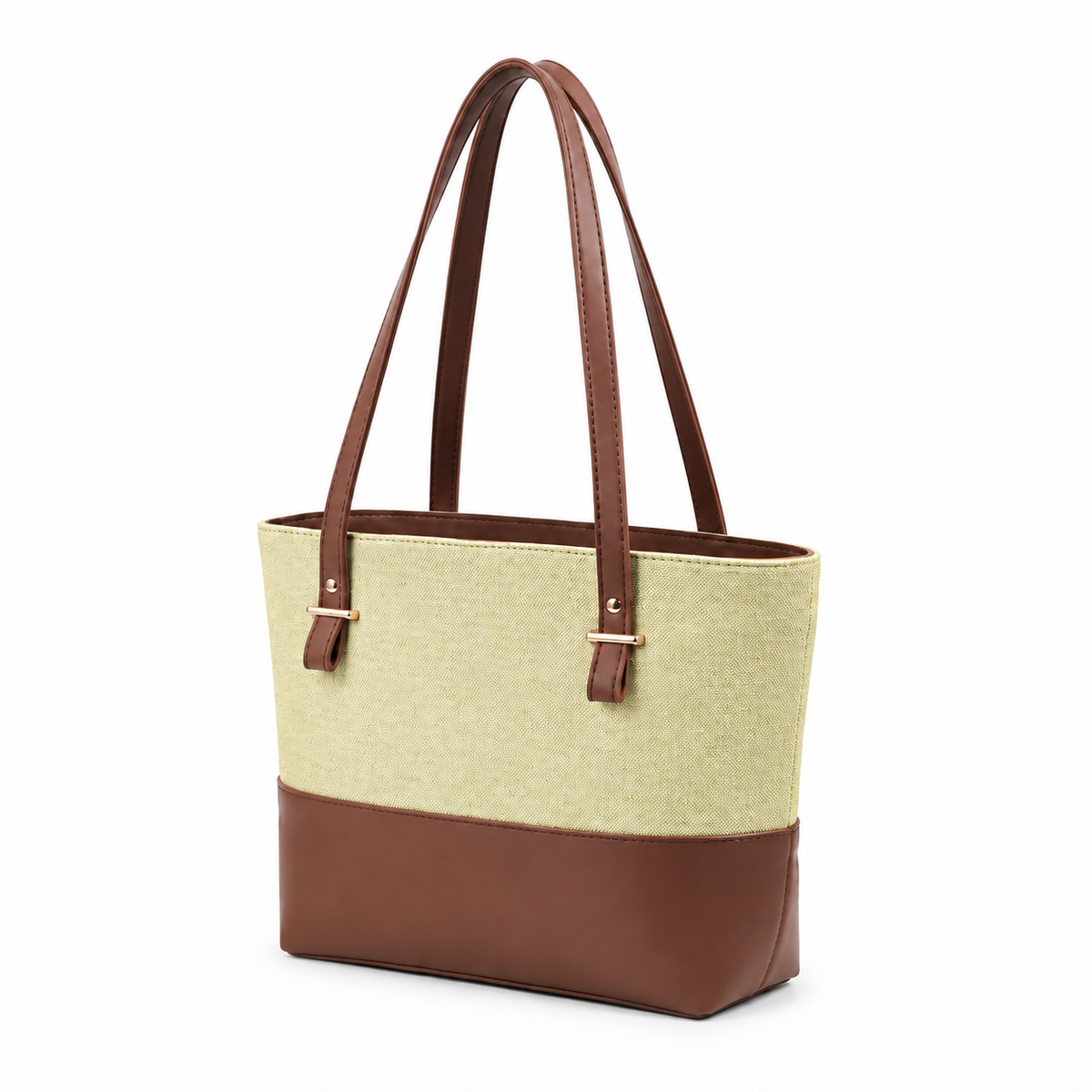 Canvas Classic Combo Tote set of 2 Boski & Brown