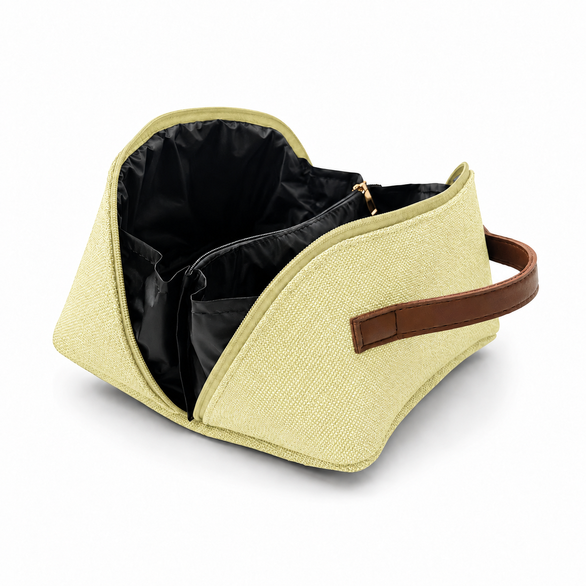 Large Capacity Travel Cosmetic Bag Canvas Boksi