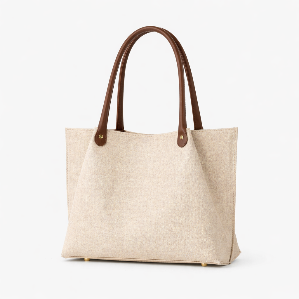 Daily Tote Bag - Premium Woven Fabric