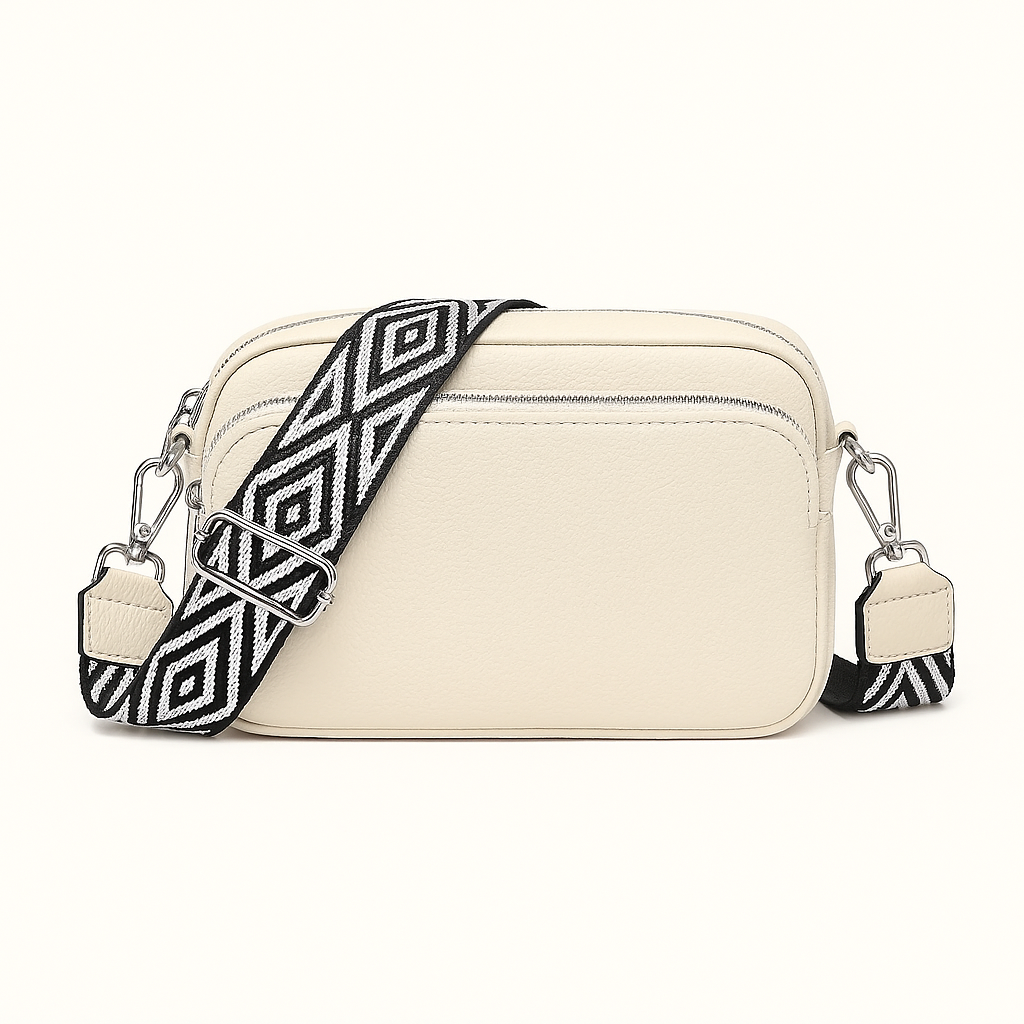 Messenger Shoulder Bag Beige