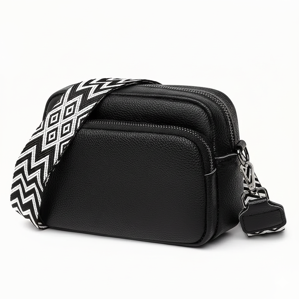 Messenger Shoulder Bag Black