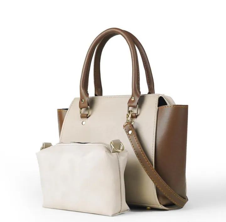 Dusk Set of 2 Bag Beige & Brown