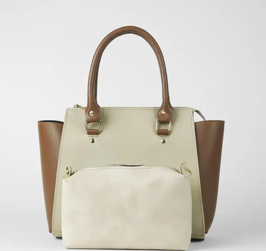 Dusk Set of 2 Bag Beige & Brown