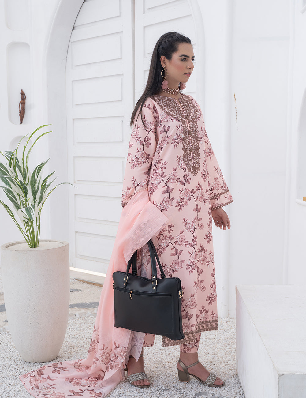 Slik Laptop Bag (peach)