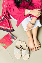 Summer Luxe Combo – Handbag + Canvas Slipper