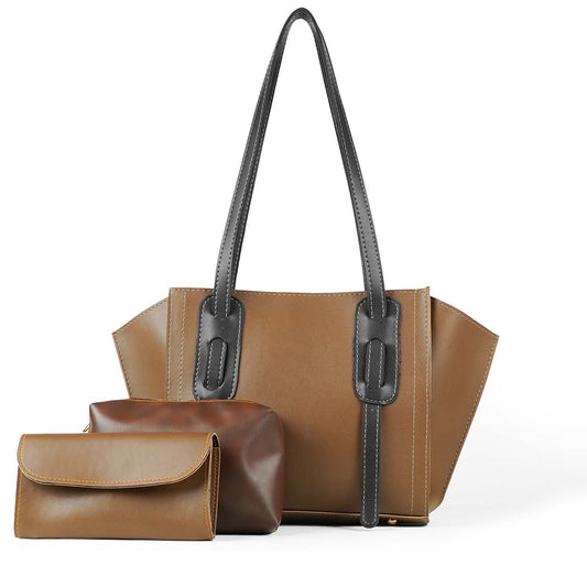 Hustle Bag Set of 3 Brown & black