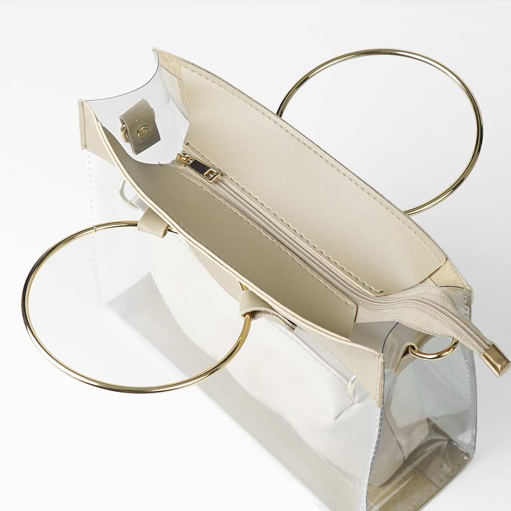 Acrylic Bag Beige