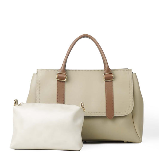 Milly set of 2 bag beige & brown