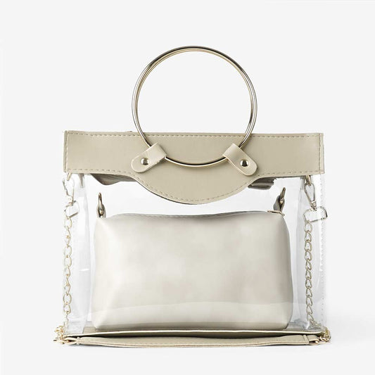 Acrylic Bag Beige