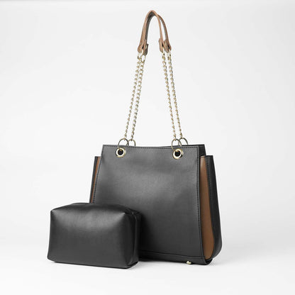 Adora set of 2 bag black & brown