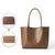 Tote Bag Brown set of 3