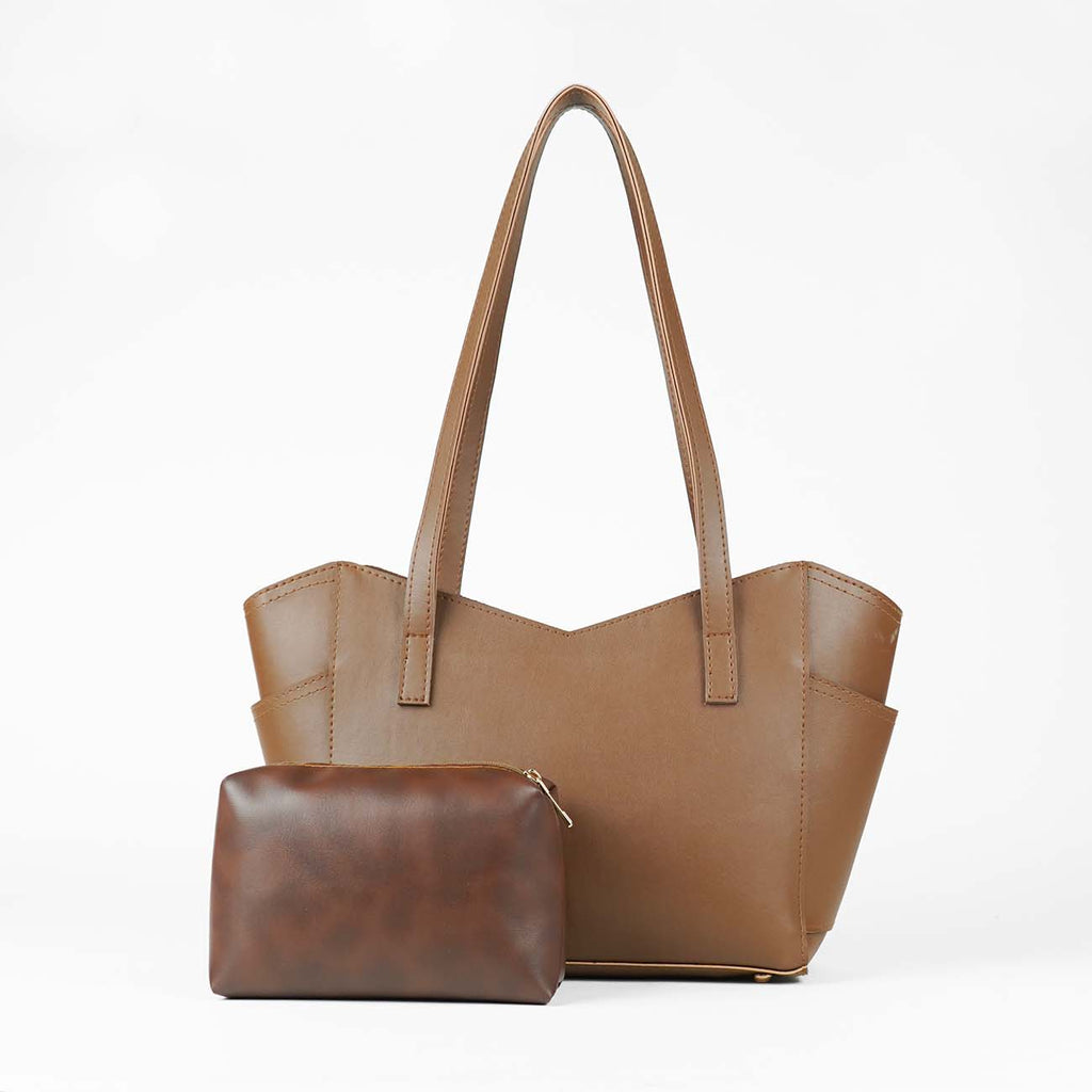 Land set of 2 bag brown