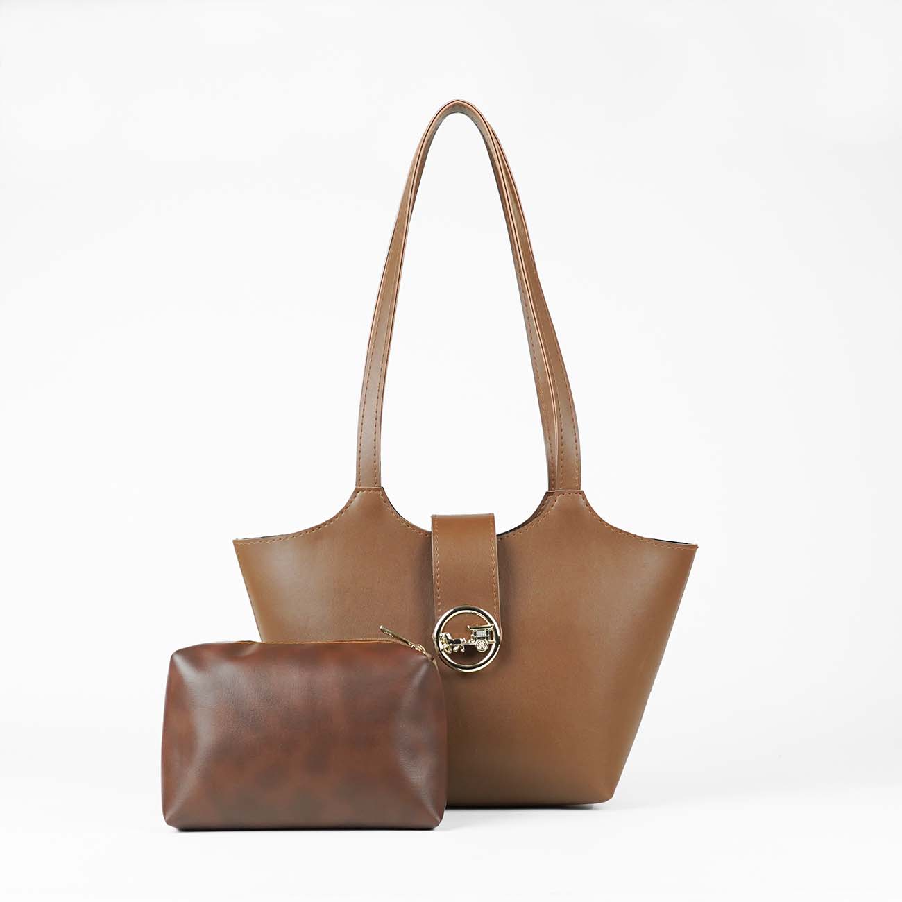 Cart set of 2 Bag Brown