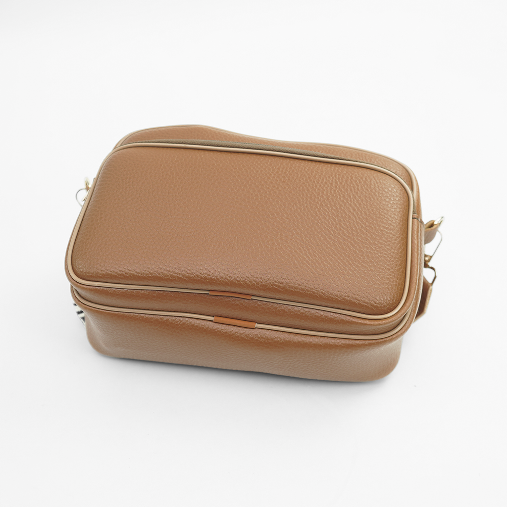 Messenger Shoulder Bag Brown