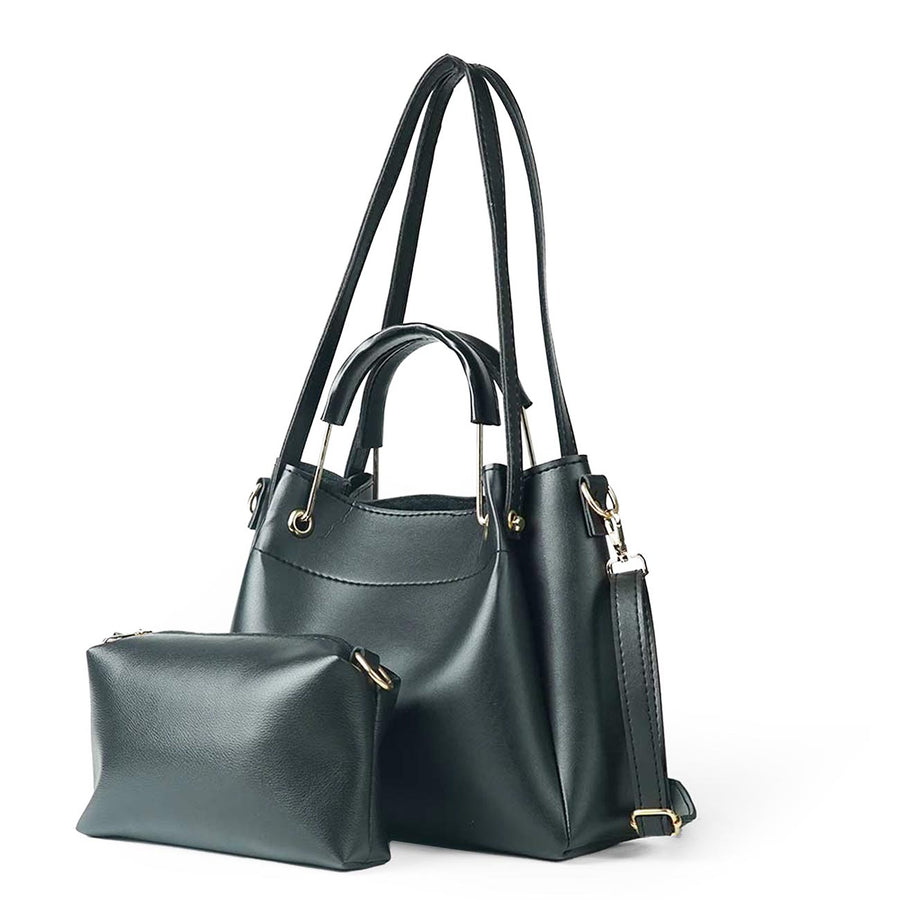 Emerald set of 2 Bag Black (Black Handles)
