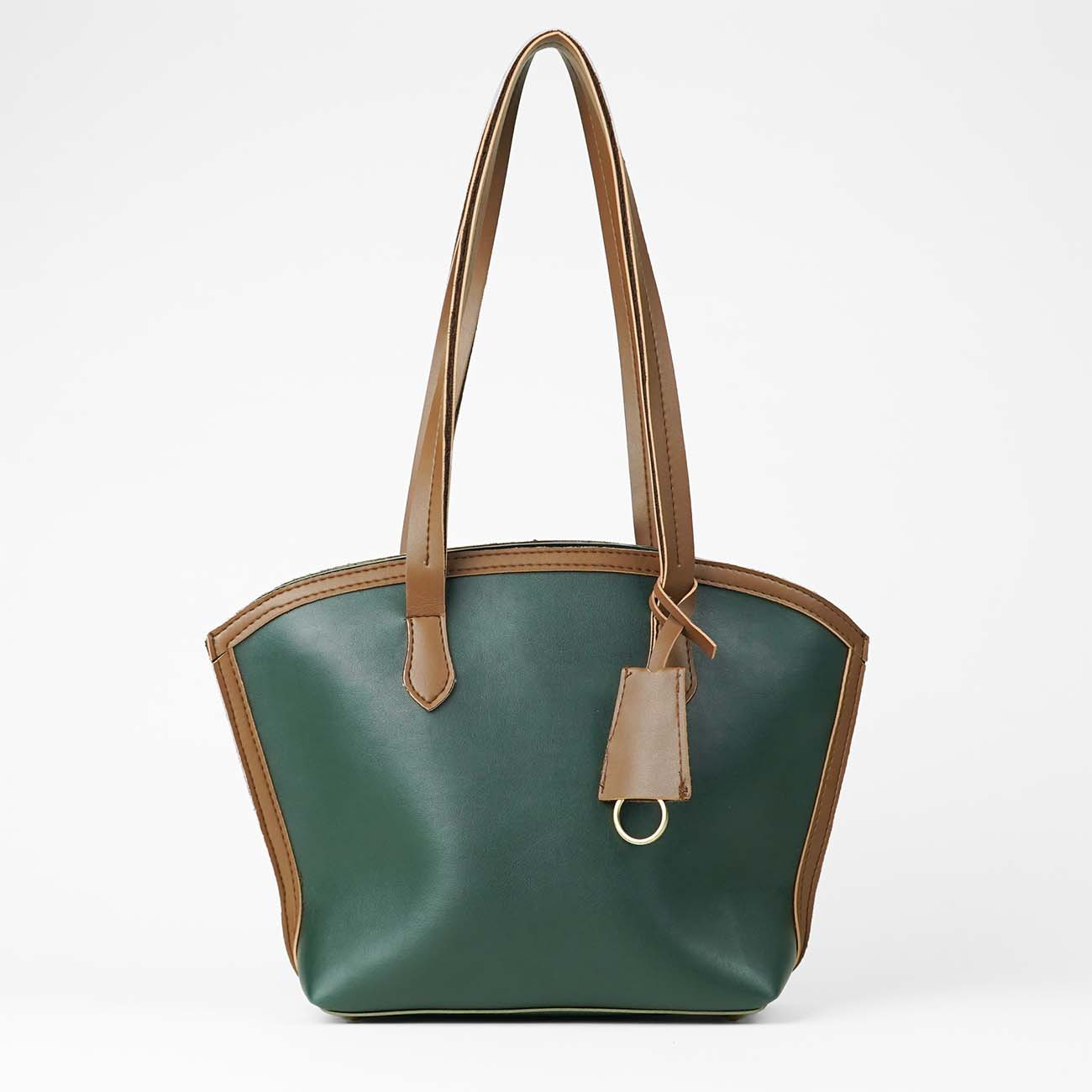 Flo bag green & brown