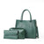 catchy bag set of 3 green