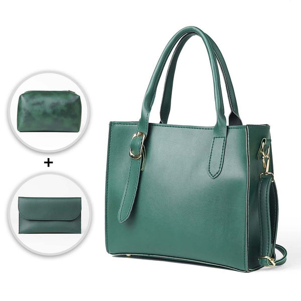 Posh set of 3 Bag green