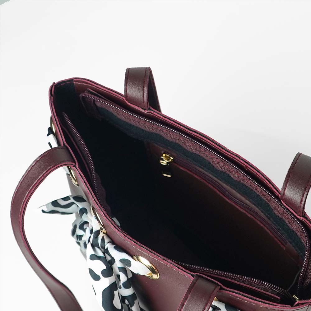 Grip Tote Bag Maroon