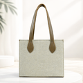 Box Canvas Beige & Brown
