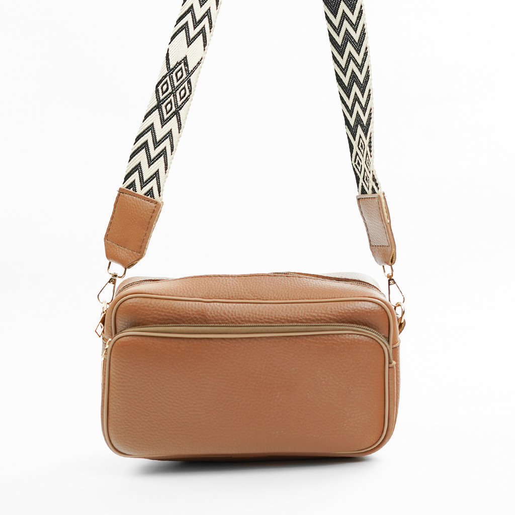 Messenger Shoulder Bag Brown
