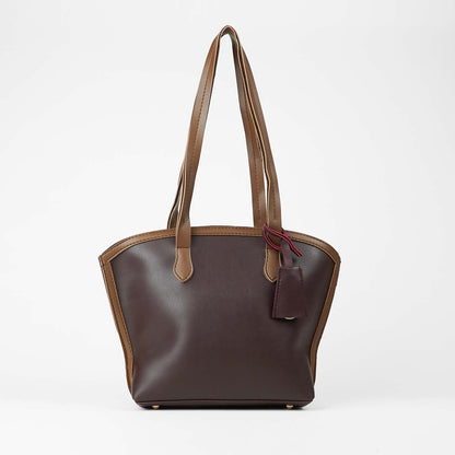 Flo bag maroon & brown