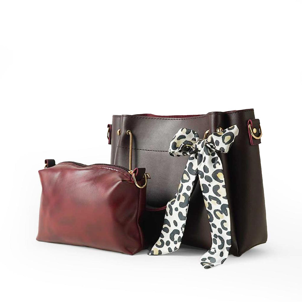 Mini Emerald set of 2 Bag Maroon