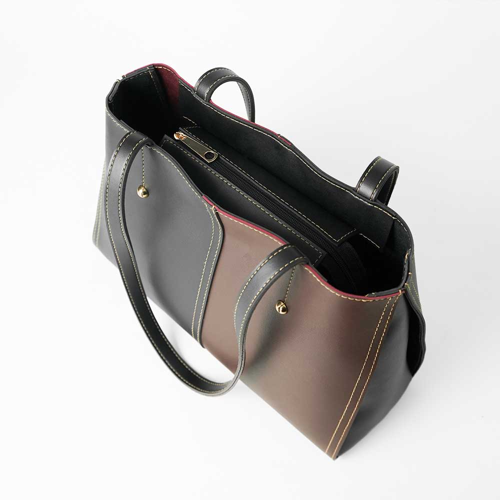 Steven Bag Maroon & Black for Women Online in Pakistan - Best Bag