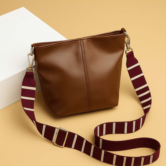 Large Capacity Tote Bag Brown