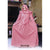 Shrug Frill abaya (pink)