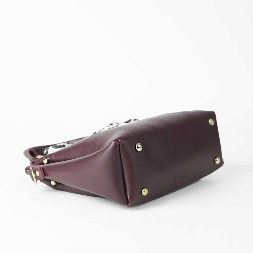 Mini Emerald set of 2 Bag Maroon