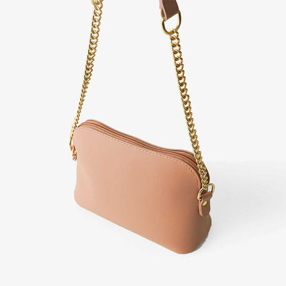 Pouch Size Shoulder Bag Peach