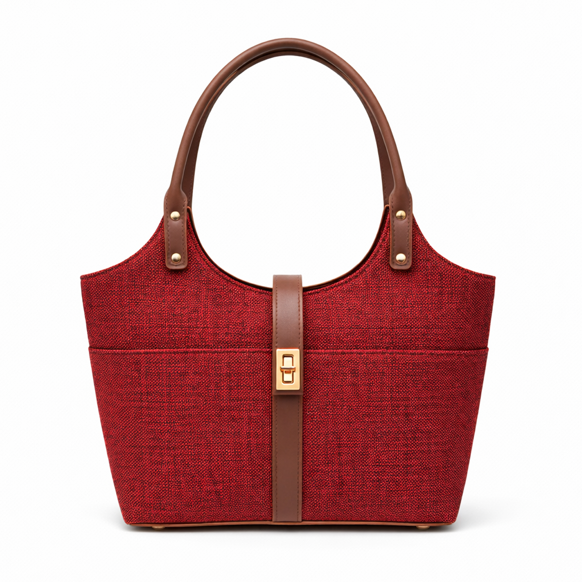 Mira Bag Maroon & Brown