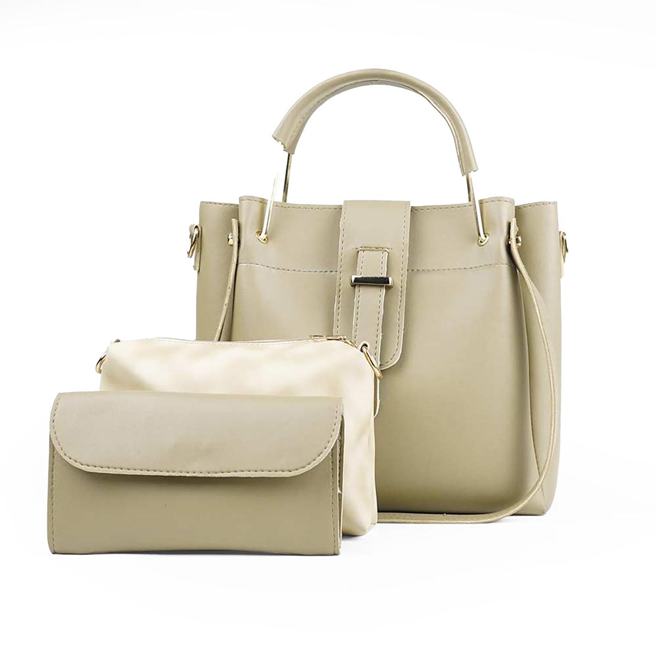 Emerald Set of 3 bag beige