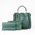 Set of 3 bags Green
