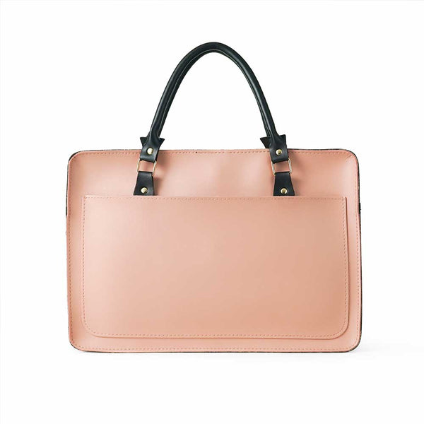 Multi Pockets Laptop Bag (Peach)