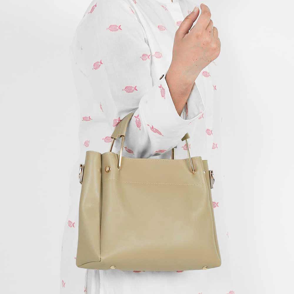 Mini Emerald set of 2 Bag Beige