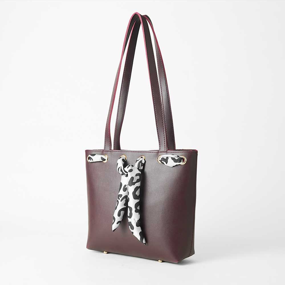 Grip Tote Bag Maroon