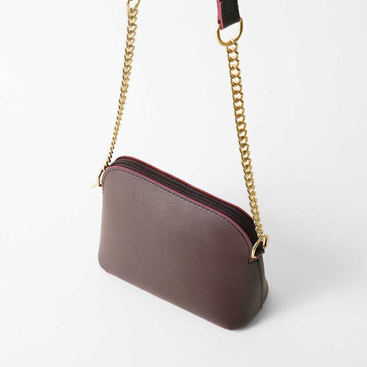 Pouch Size Shoulder Bag Maroon