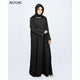 Sheer Pearl Abaya ( Black)
